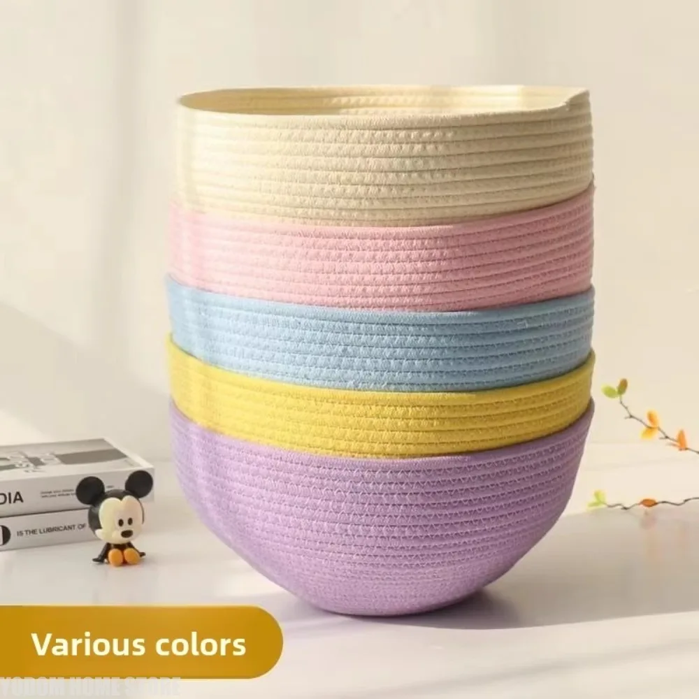 Washable Breathable Cotton Rope Bed Mat Soft round Design Indoor Tower Scratching Resistant Cool in Summer Warm
