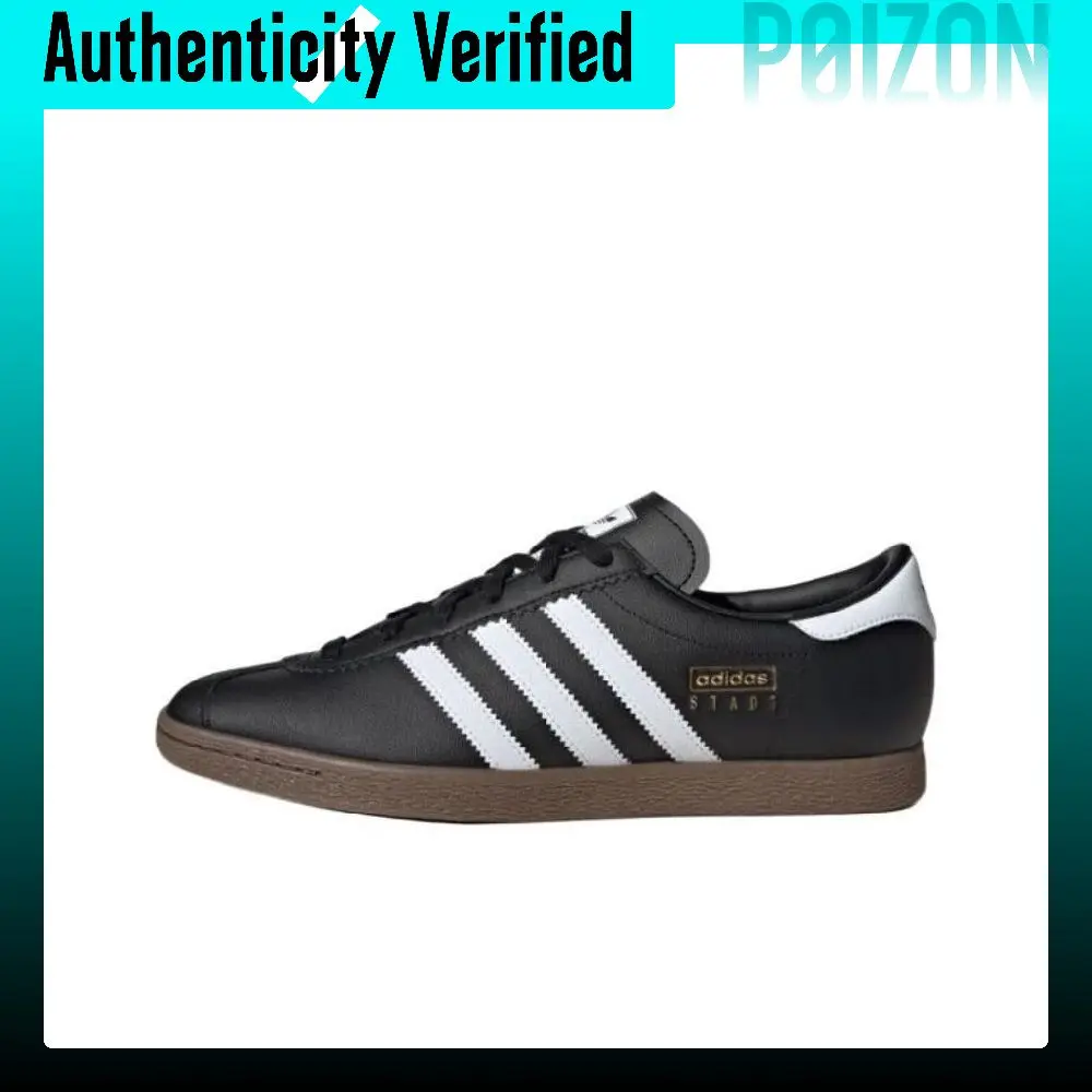 Adidas Originals Stadt Lightweight Low top Skateboard Shoes Unisex Black JR9564