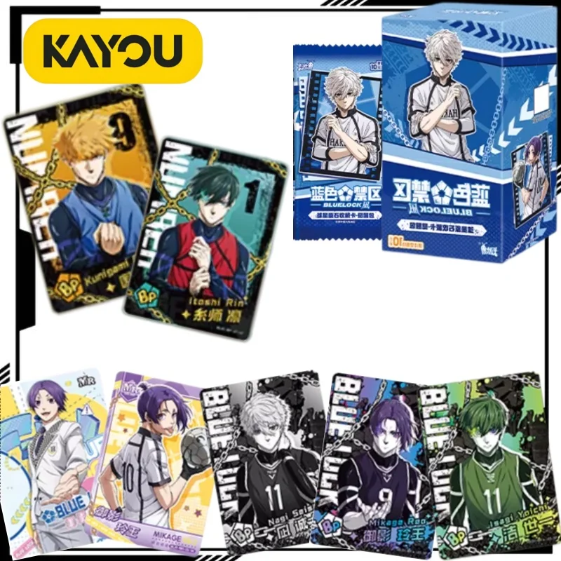 

KAYOU Blue Lock Collectible Card Cartoon Nagi Seishirō Card Anime Merchandise Festival Gift Star Player Gem Awakening Pack