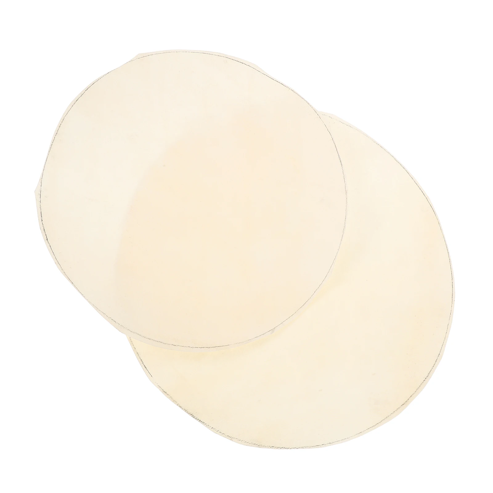 

2pcs Goat Head For African Drums Round Skin Replacement Part African Drum Covers Percussion Hand Drum Skin Musical