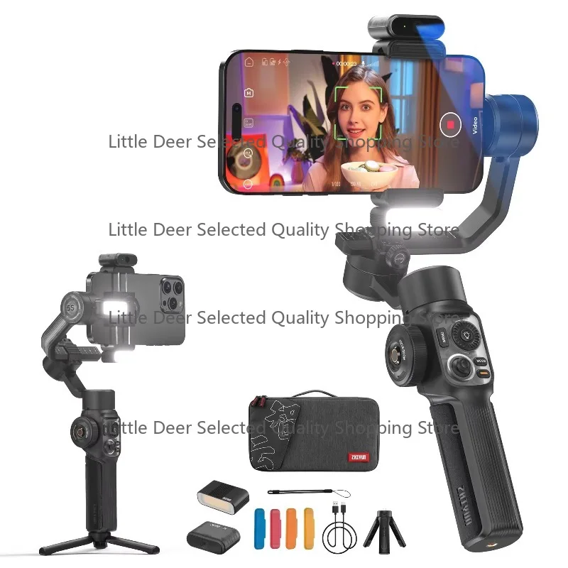 Smooth 5S AI / AI Gimbal Stabilizer for Smartphone 3-Axis Phone Gimbal with AI Tracker