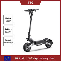 OOTD T10 Electric Scooter 500W Motor 48V13AH Battery EScooter Adult 11 Inch Foldable City Off-Road Electric Scooter