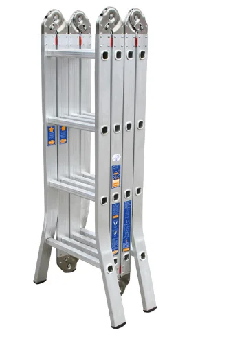 High Quality 4*8 Step Aluminium Construction Ladder Small Joint Modern Design Hot Sell Folding Ladders
