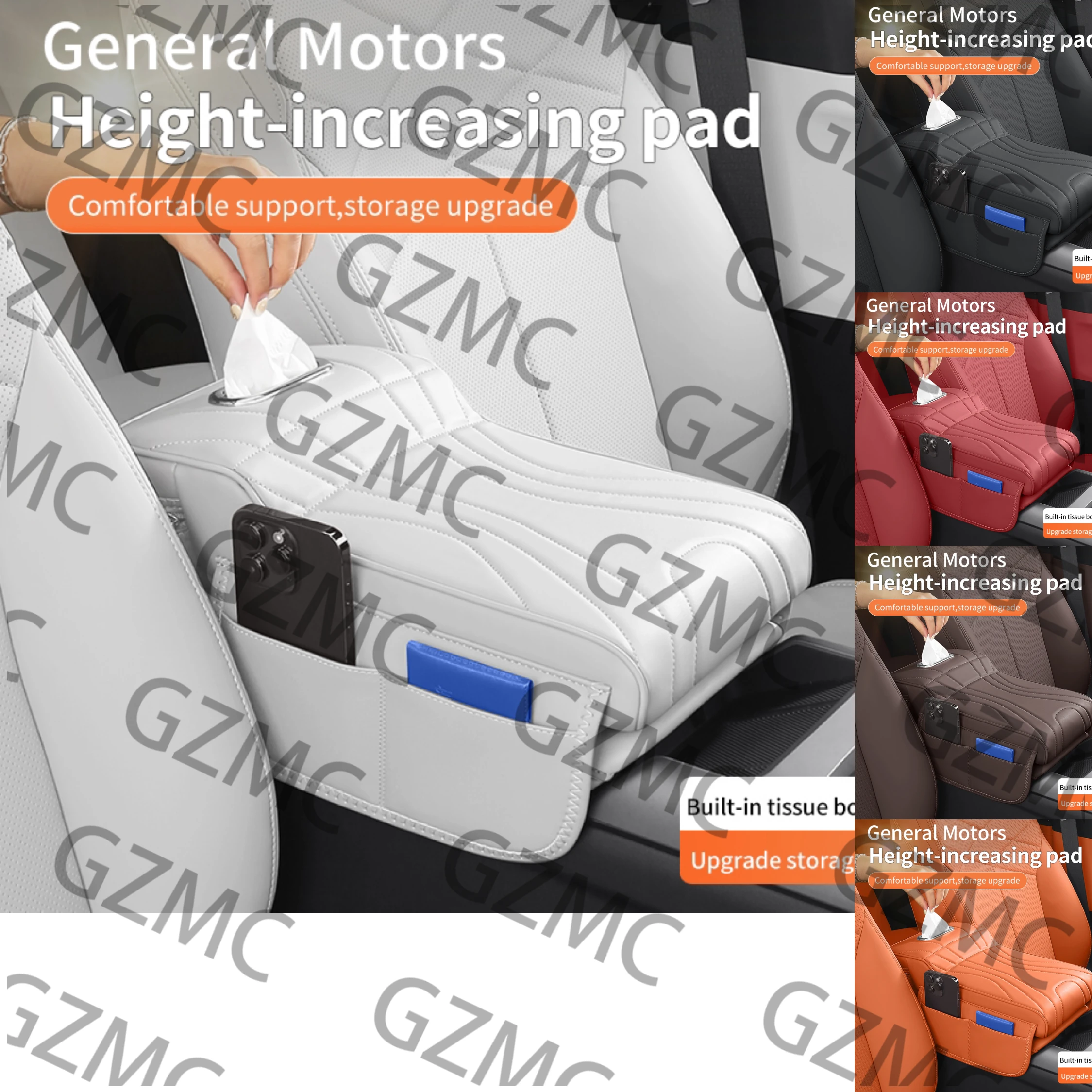 

Для BYD Автомобильный подлокотник Shark 6, подлокотник для центральной консоли, кожаный органайзер премиум-класса со встроенным держателем для салфеток для хранения