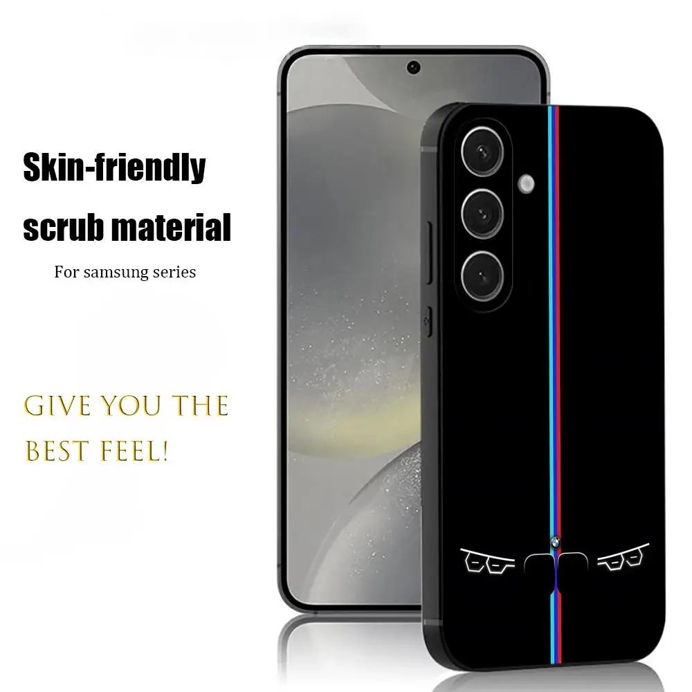 Image of Super Car Coole Handyhülle für Samsung Galaxy S26 S25 S24 S23 S22 S21 Plus Ultra Note20 Soft Black B-BMW-ES