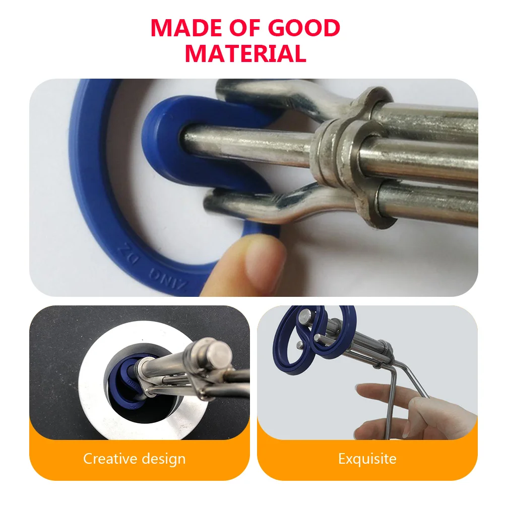 

Oil Seal Removal Tool Hydraulic Cylinder Piston Rod U Cup Installation Shaft Hole Tool Tie Rod Sealing Bucket Durable Iron Easy