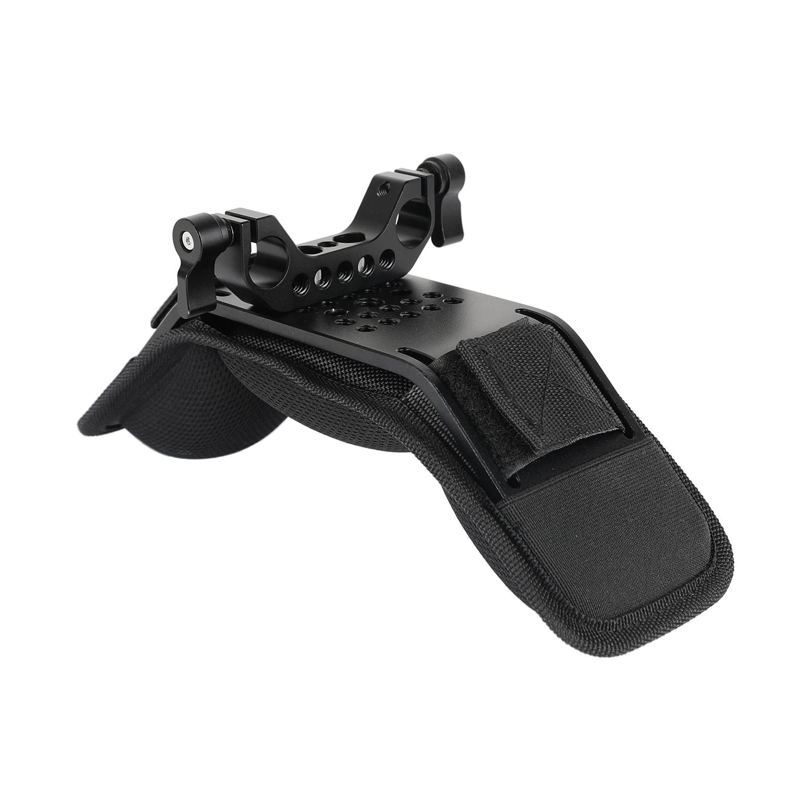 HDRIG Steady Shoulder Mount /Shoulder Pad for Video Camcorder Camera DV/DC Support System DSLR Rig (15mm Railblock)