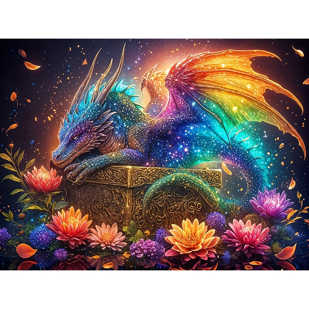 

EverShine DIY 5D алмазная живопись динозавр мозаика цветок полная дрель вышивка животные поделки для взрослых украшение дома подарок