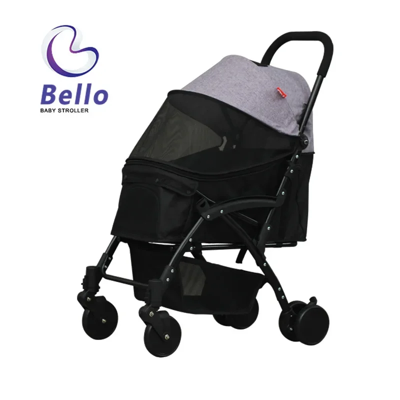 

2022 New Pet Trolley Park Walk Leisure Dog Trolley Foldable Portable Go Out Pet Carry Cart Small Animal Carrier Pet Carrier