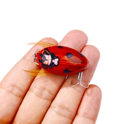 3.8g Isca Micro Wobblers SwimbaitTopwater Bionic Beetle Fishing Lure Cicada Decoys Floating Liflike Artificial Insect Hard Bait