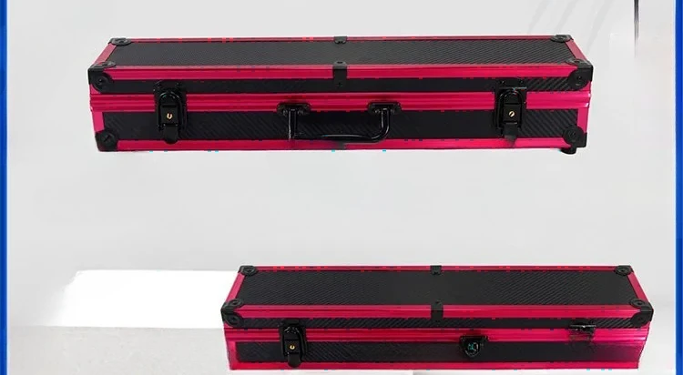 Factory Direct 2026 Aluminum alloy shrimp fishing toolbox 53*11*9 sponge tool set for sneaking in boxes