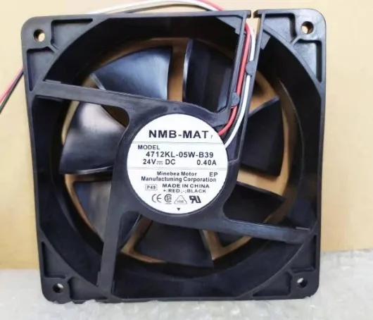 1pcs * NEW ORIGINAL 4712KL-05W-B39 24VDC 0.40A 12038 120*120*38mm COOLING FAN RADIATOR