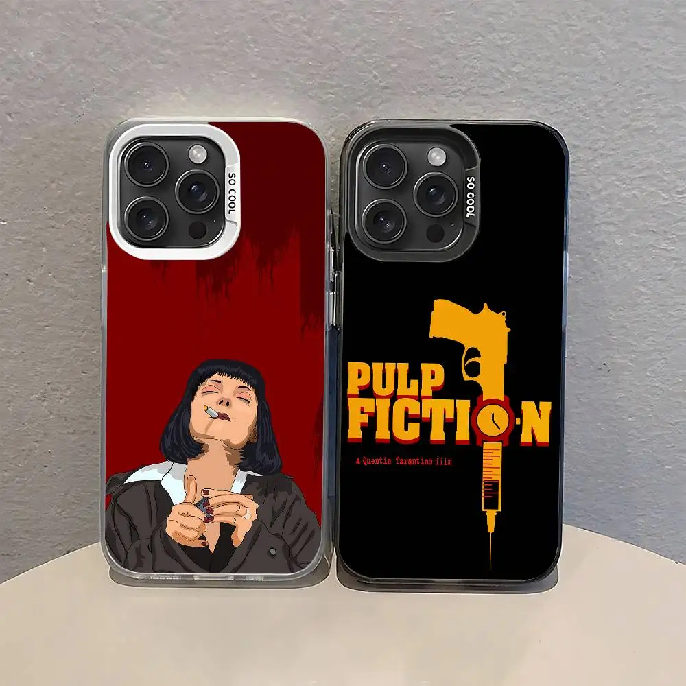 

Classic Moive P-Pulp F-Fiction Phone Case For IPhone 17 16 15 11 12 13 14 Pro Max 16 Plus 12 Mini 7 8 XR XS 15Pro MAX Cove