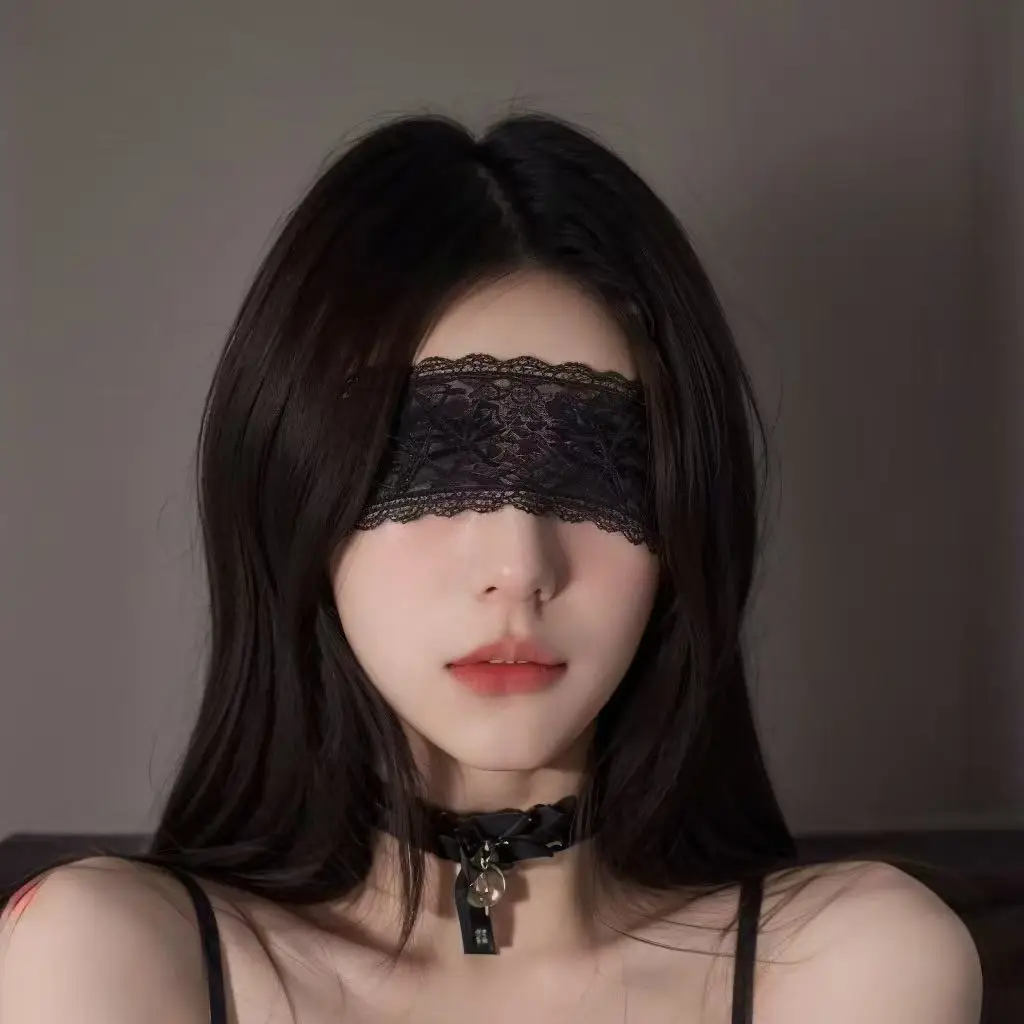 Sexy Lace Eye Mask Black Floral Blindfold for Women Men Couples Role Play Costume Accessory Halloween Party Supplies view 3