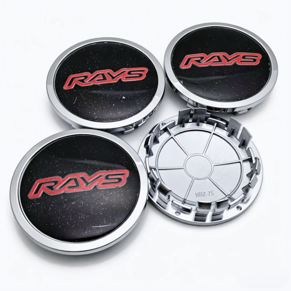 4x 75mm Rays Nabendeckel Radkappen Radnabenkappen