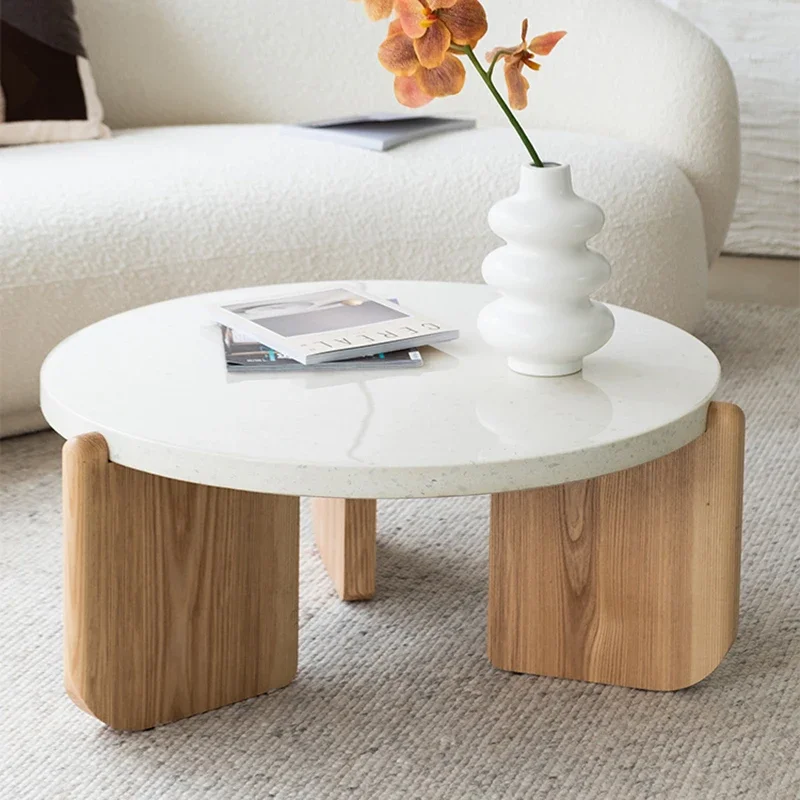 

Center Bedside Tea Table Round Coffee Modern Nightstands Tea Table Dressing Table De Bistro Living Room Furniture LSL25XP
