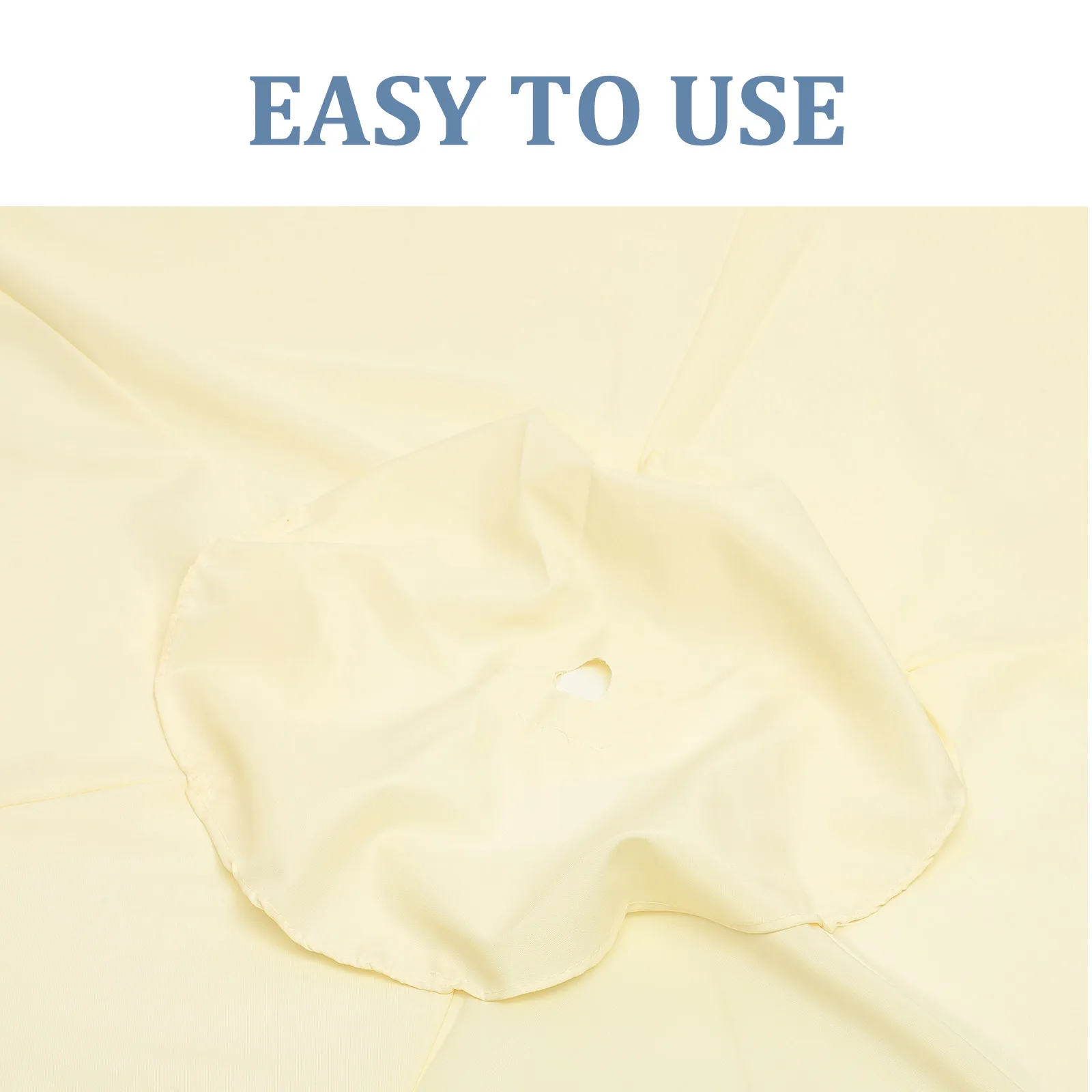 

Replaceable Parasol Top Cloth Outdoor Patio Replacement Umbrella Cover Canopy Polyester