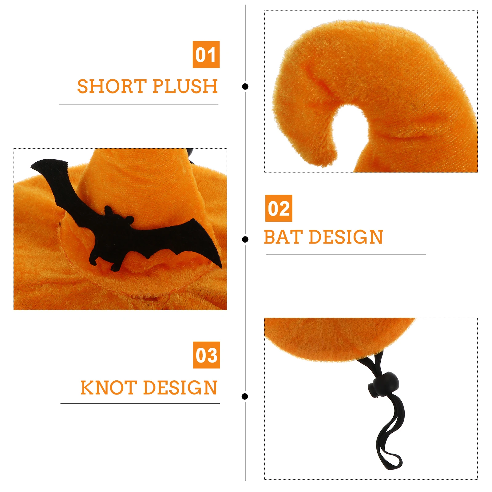 

Halloween Hat Pet Hats for Dogs Cat Supplies Scarf Cute Cap Short Women's