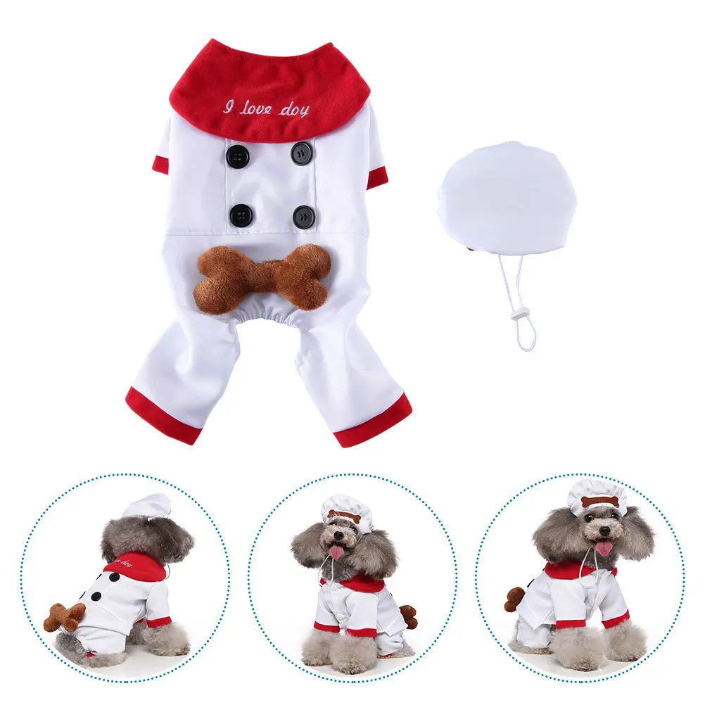 

1Set Pet Costume Lightweight Durable Dog Halloween Christmas Cosplay Festival Party Apparel Comfortable Outfit