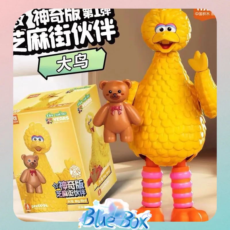 

Blokees Sesame Street preCOOL Series Elmo Snap-fit Articulated Action Figure Model Kit Cute Desktop Decor Collectible In Stock