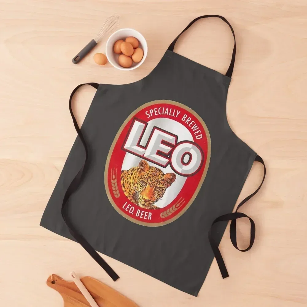 

Thailand Leo Beer Classic Apron beauty master Women's Dresses Apron