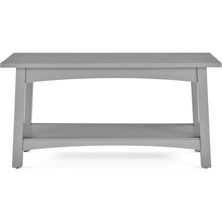 

Craftsbury 36" W Wood Entryway Bench, Gray