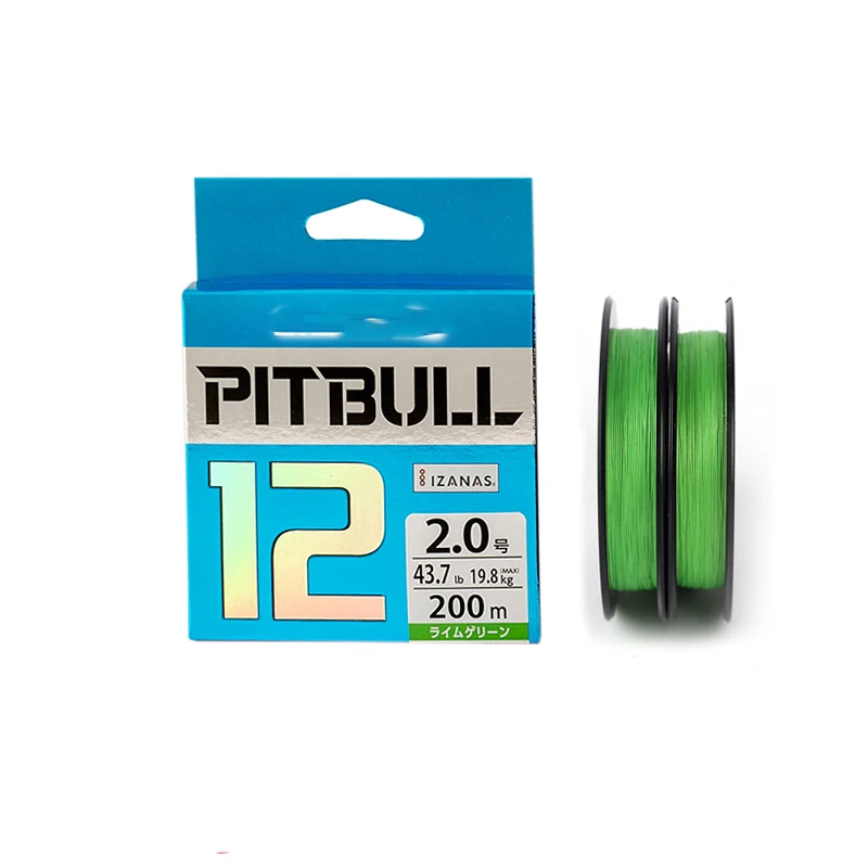 Imagem -06 - Linha de Pesca Trançada Linha do pe Multifilament Linha da Atração Cor Verde Original Nova Pitbull-x12