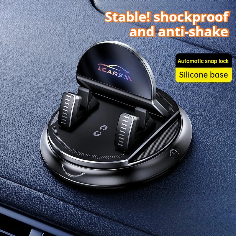 New Car Phone Mount Anti Slip Silicone Dashboard Phone Holder 360-Degree Free Rotation Universal Head-Up Navigation Holder