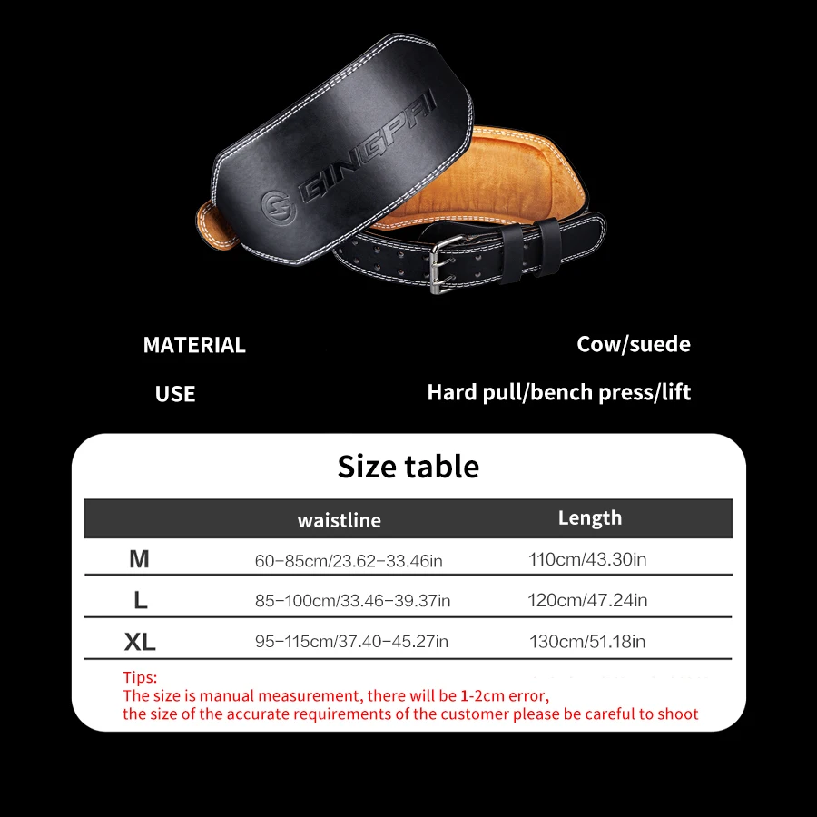 Gewichthebergürtel, 15 cm breit, für Männer und Frauen, Fitness-Squat-Gürtel, Rückenstütze für Powerlifting, Cross-Training, Workout – Detail 1