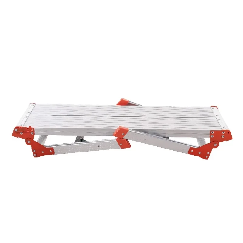 Aluminum workbench, large-sized step stool, foldable portable