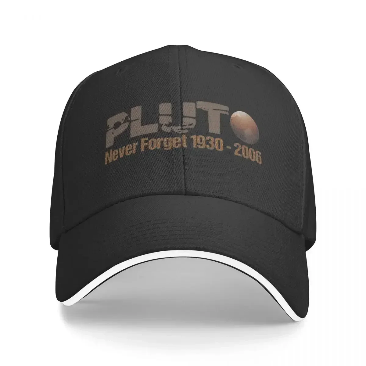 New Pluto Never Forget 1930-2006 Hats Adult Hip-Hop Dad Hat Sun Caps Sun Hats Adjustable Snapback Caps Baseball Cap Summer