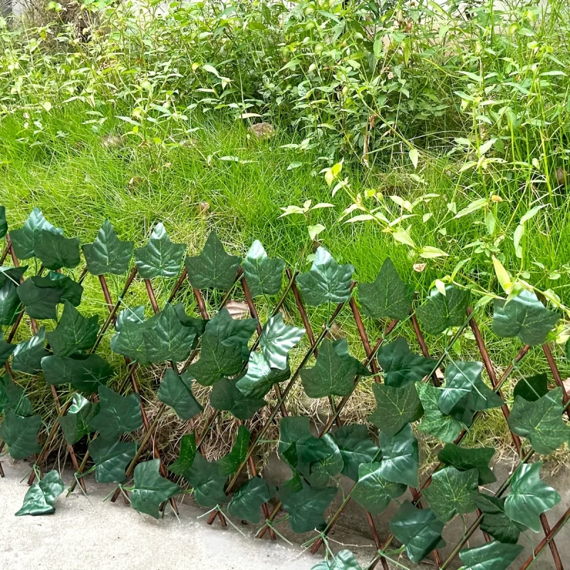 

1 расширяемый забор для искусственных растений, уличный, устойчивый к ультрафиолетовому излучению, искусственный забор из плюща, украшение для сада, рамка для скалолазания