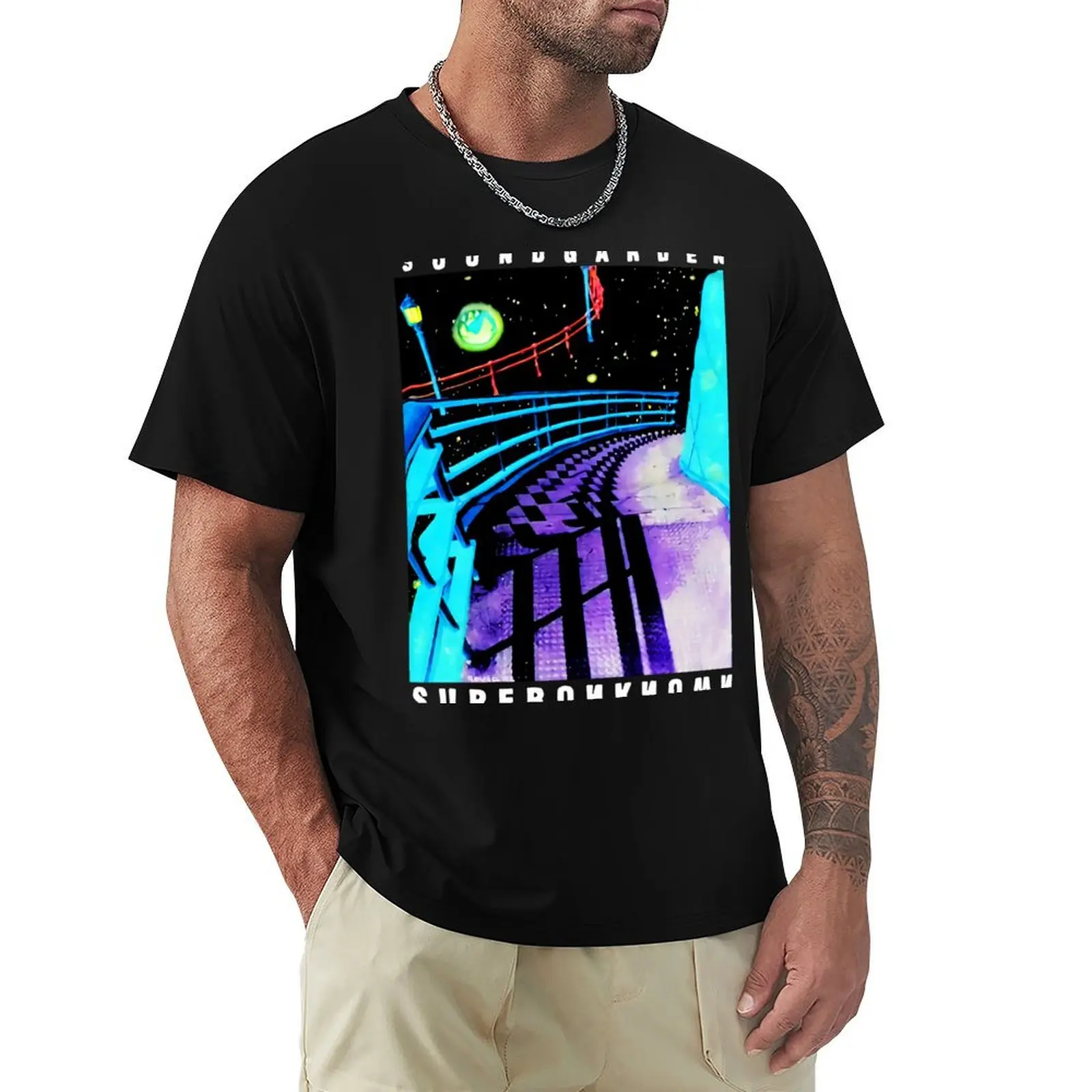 SOUNDGRDN Superunknown T-Shirt Sweat Resistant Workout Tee Shirt