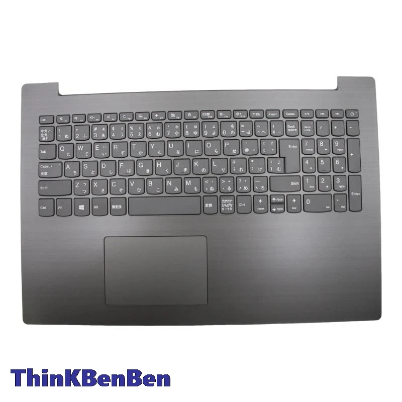 Jp japanische Tastatur eisengrau Großbuchstaben Handballen auflage für Lenovo Ideapad 15 Arr icn Laptop 5 cb0r34264