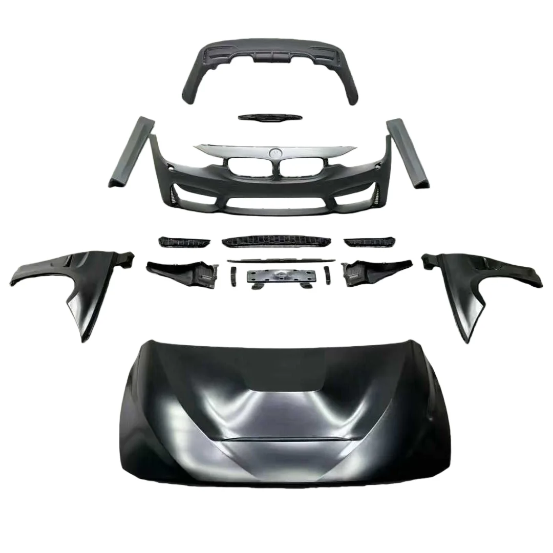 

Suitable for 13-19 3 Series F30/F35 Modification Upgrade M3 Front Bumper Grille Side Skirt Large Surround Body Surround