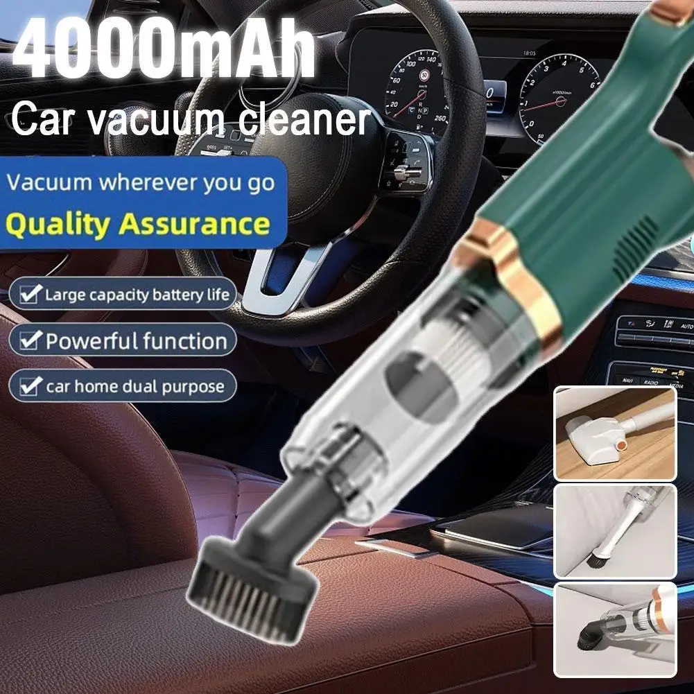 6500pa 다기능 휴대용 진공 청소기 강력한 흡입 HEPA 필터 무선 진공 청소기 자동차 바닥 가정용 O7H6