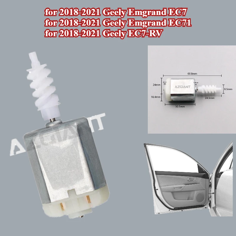 

AZGIANT for Geely Emgrand EC7/EC71/EC7-RV 2018-2021Car Door Lock Actuator Latch Motor 12V DC internal replacement parts durable