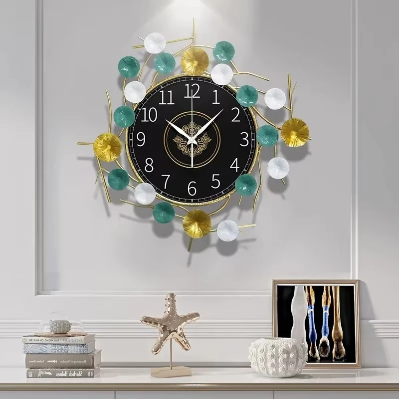 &c 30*60cm Nordic Light Luxury Wall Clock Living Room Home Creative Art Clock Simple Modern Restaurant Wall Hanging Watch