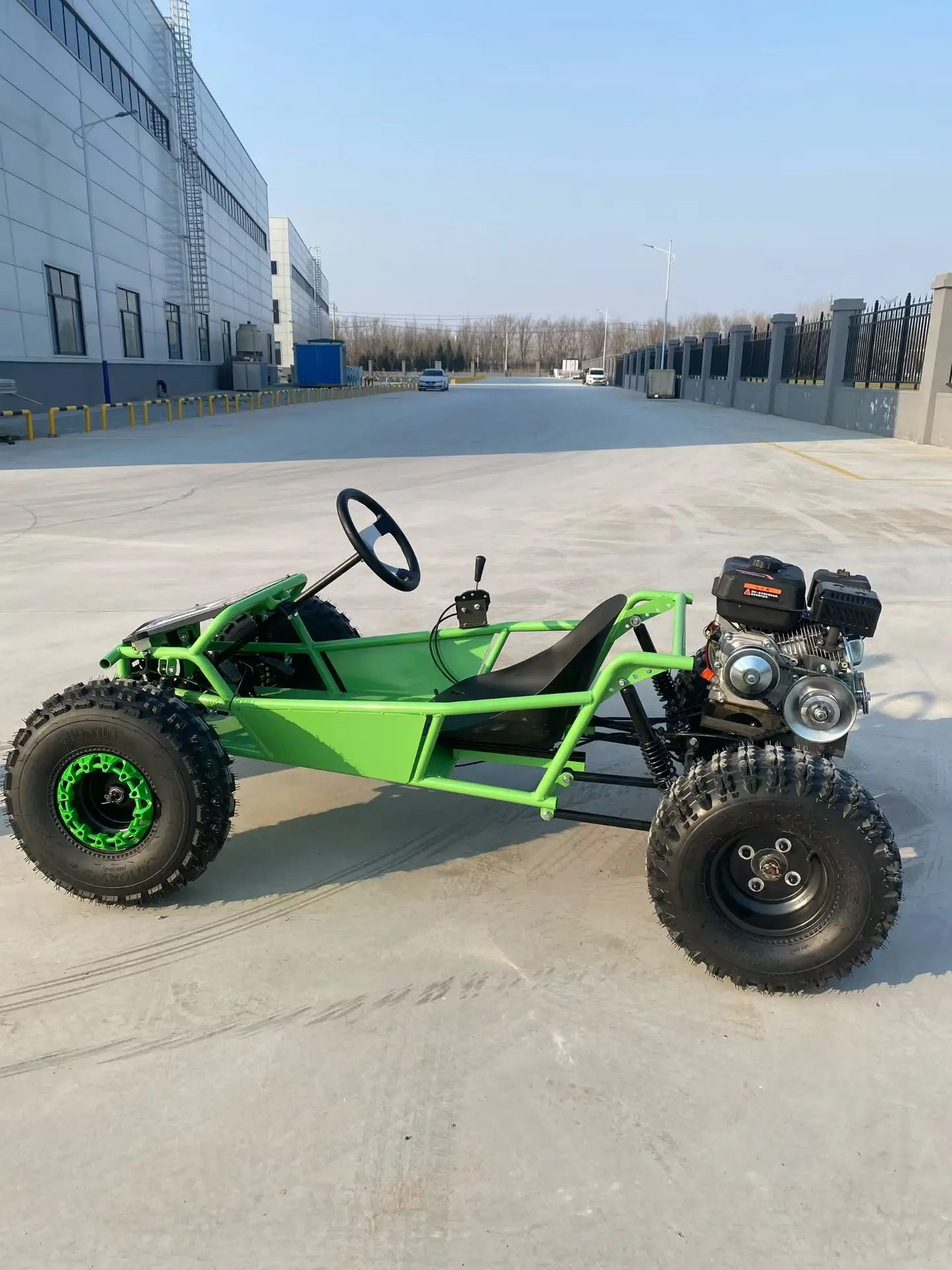 212cc Gas-Powered Pedal Racing Go Kart Buggy 4-Stroke Engine 70km/h Max Speed Hydraulic Disc Brakes Chain Drive All-Terrain
