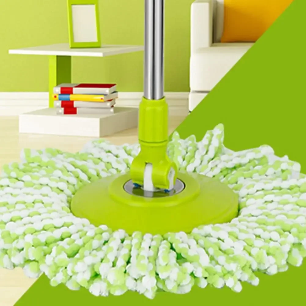 1 Set Mop Rod Hangable Built-in Spiral Shaft Easy to Install Spin Mop Pole Handle Replacement Accessories Daily Use