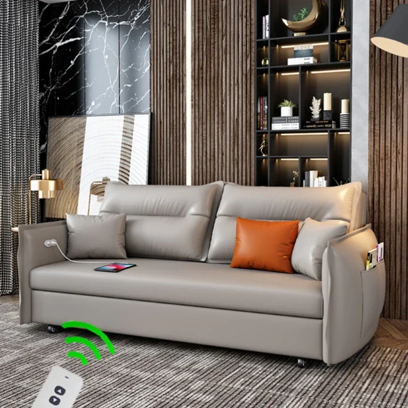 Women Leather Loveseat Sofa Soft Storage Foam Relax European Small Sofa Puffs Luxury Reading Salon Meuble Home Furniture