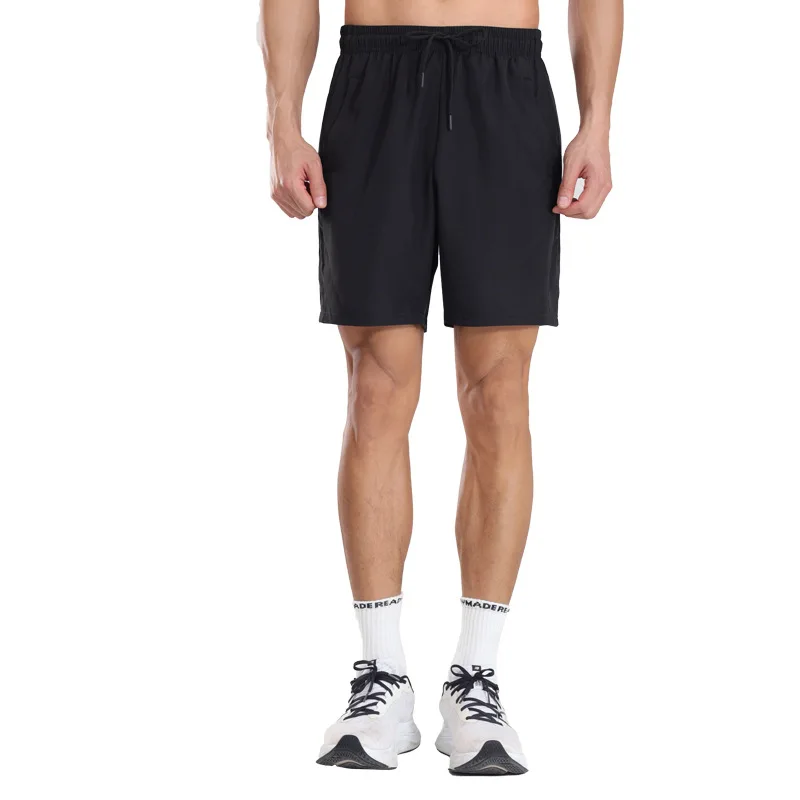 Men's Running Shorts Quick Dry Ice Silk Summer Sports Casual 5 Inch Shorts