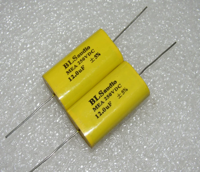 10PCS/New 250V 12UF 126J 250VDC copper pin frequency division film capacitor