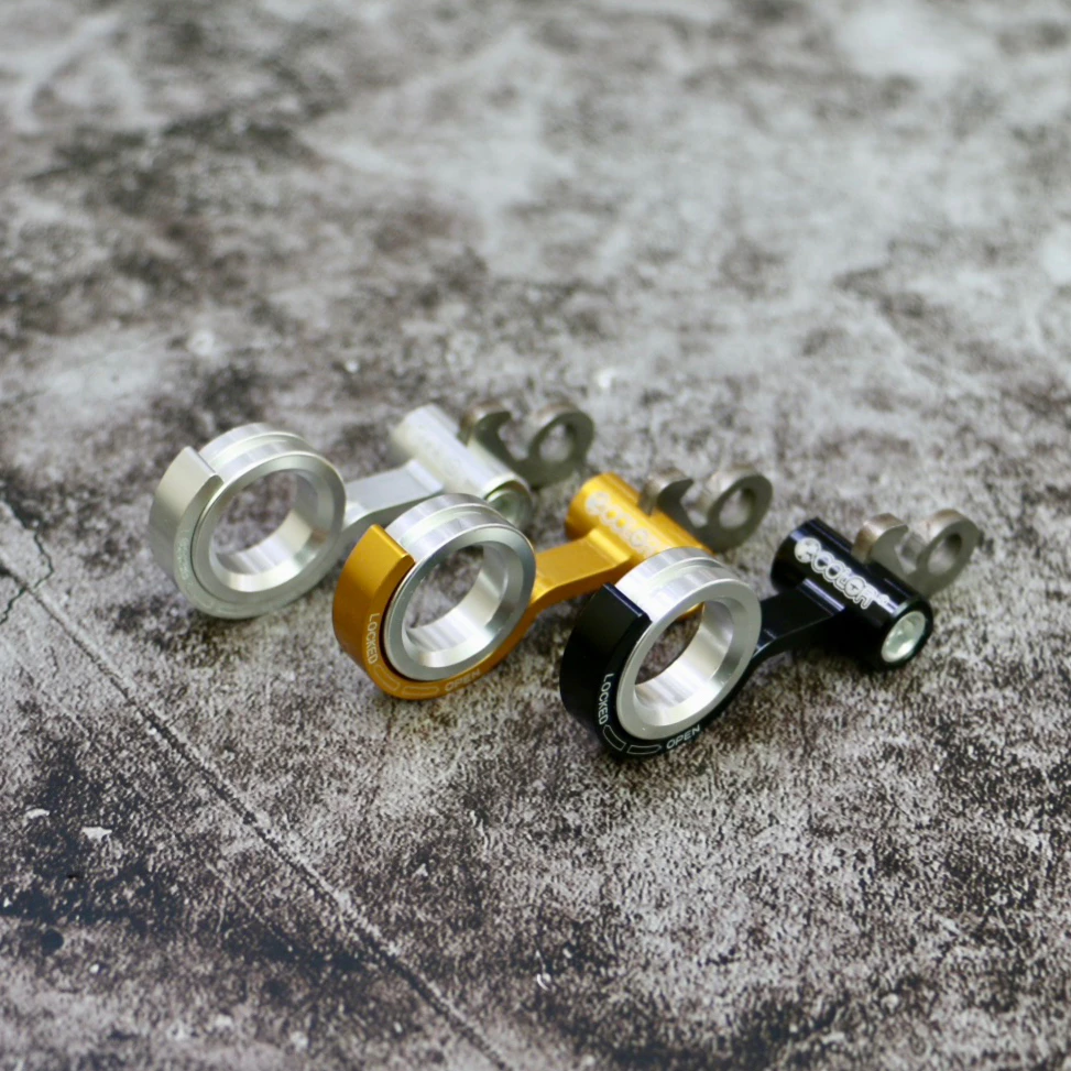 

Color Back fork fixed hook Sit tube clamp back hook Rear Frame Clip Aluminium ring For Brompton