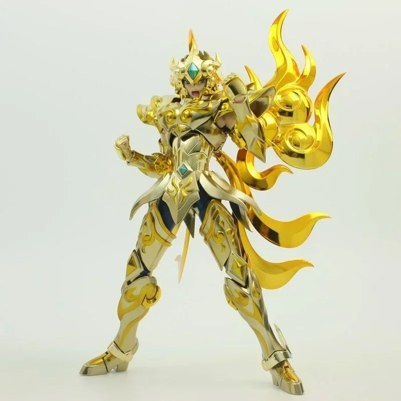 Metal Club/MC Saint Seiya Myth Cloth EX Leo/Lion Aiolia SOG/Soul of God With Totem/Object Gold Knights of Zodiac Action Figure