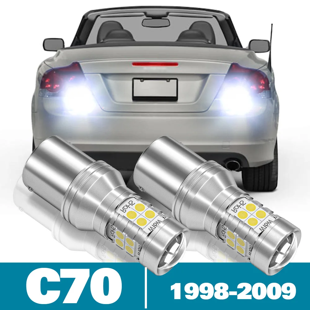 

2pcs LED Reverse Light For Volvo C70 Accessories 1998-2009 2000 2001 2002 2003 2004 2005 2006 2007 2008 Backup Back up Lamp