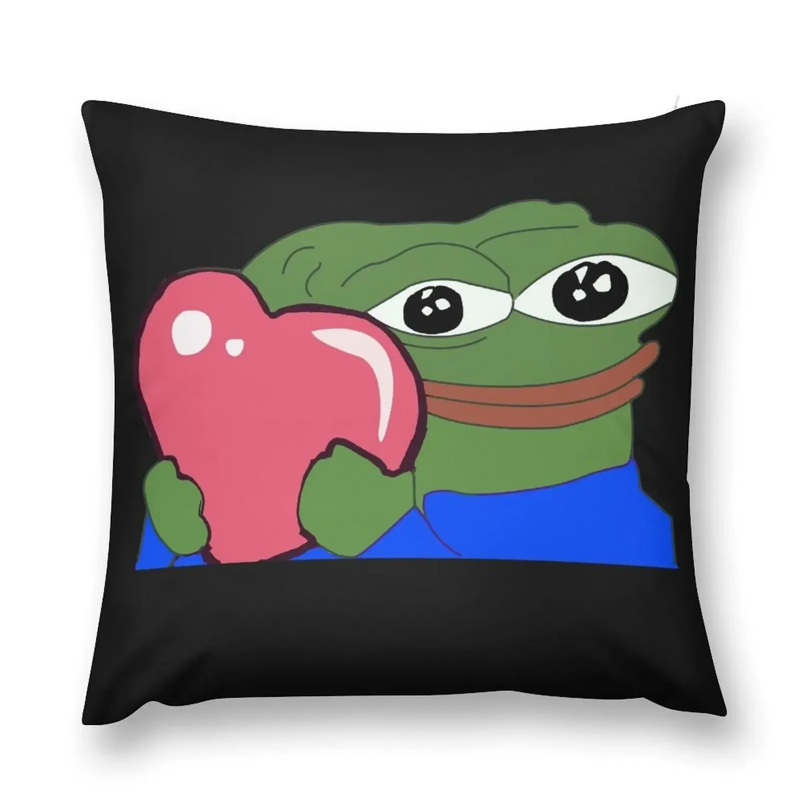 Peepo Heart Pepe Love Throw Pillow christmas decorations for home 2025 pillows decor home autumn pillowcase pillow