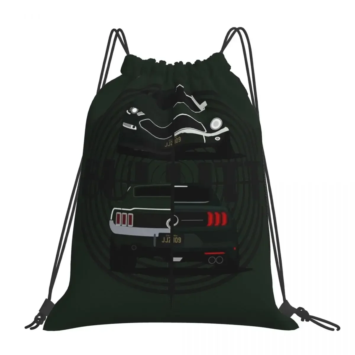 Bullitt Generations Backpacks Fashion Portable Drawstring Bags Drawstring Bundle Pocket Sports Bag BookBag For Travel Students