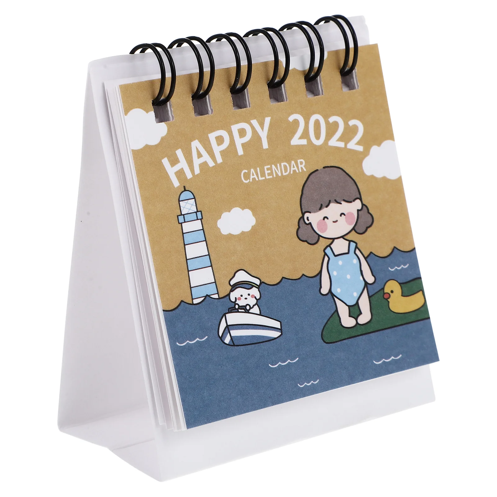 Small Desk Calendar Calendars Chic Note-taking Practical Daily Paper Office 2022 Desktop