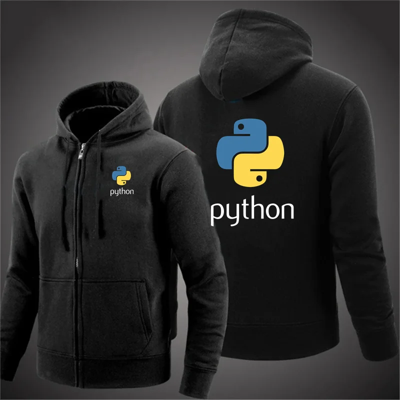 Sudaderas con capucha de Python para hombre, sudadera informal con programa de ordenador, sudaderas con capucha de programador de código, ropa ajustada para hombre